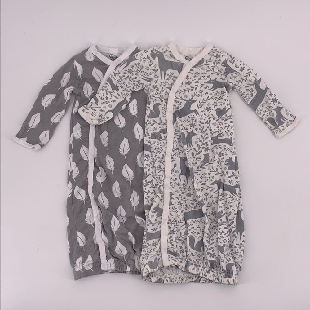 Organic Cotton Kimono Sleeping Gowns